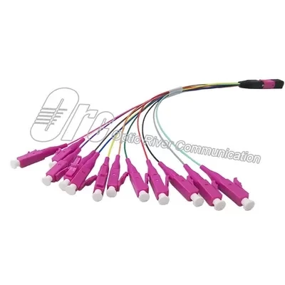 0.9 mm MTP MPO прекъсвач кабел с мини обувка